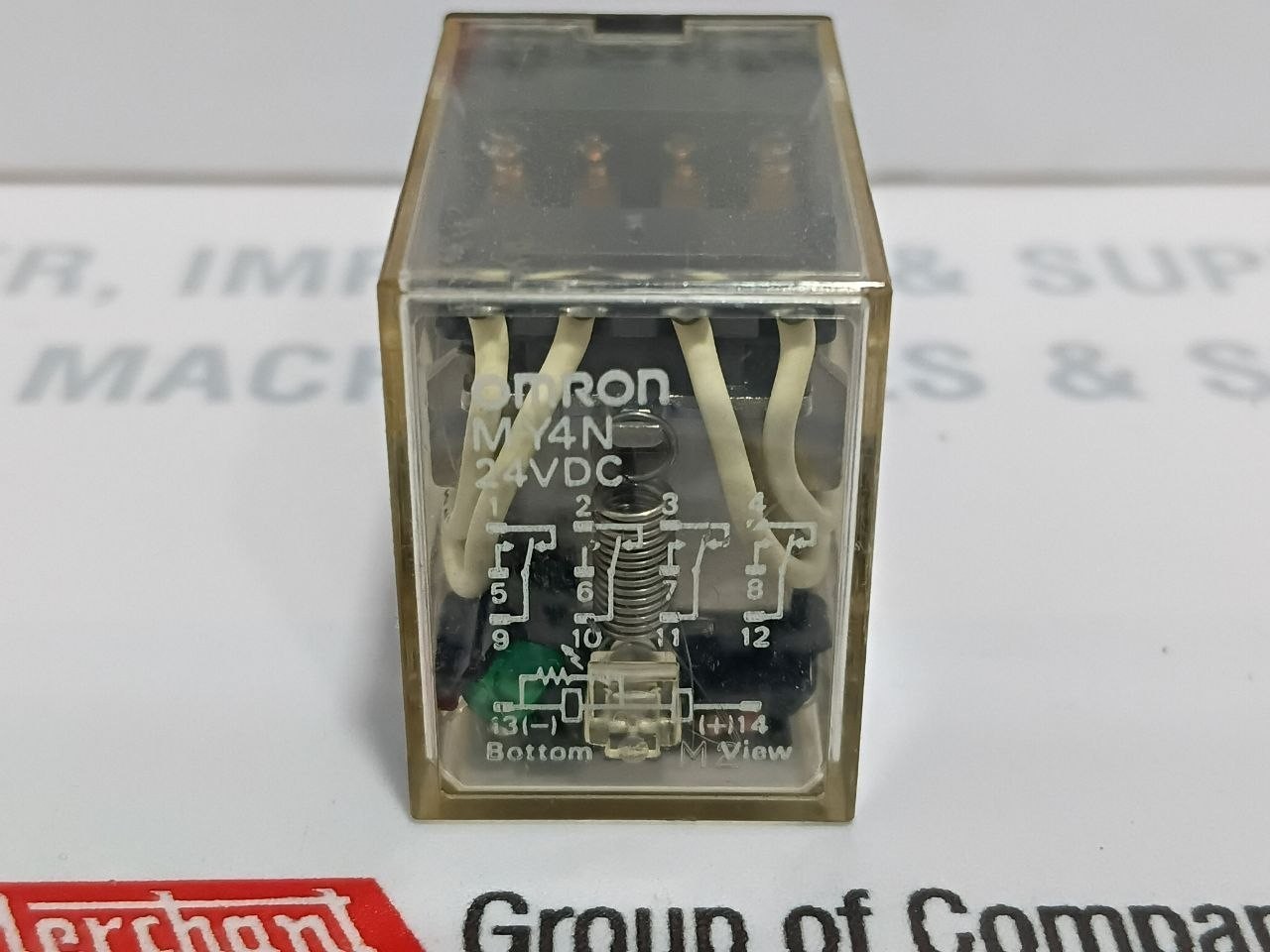 Omron MY4N Power Relay 14 Pin Coil Voltage 24VDC (Unused New)