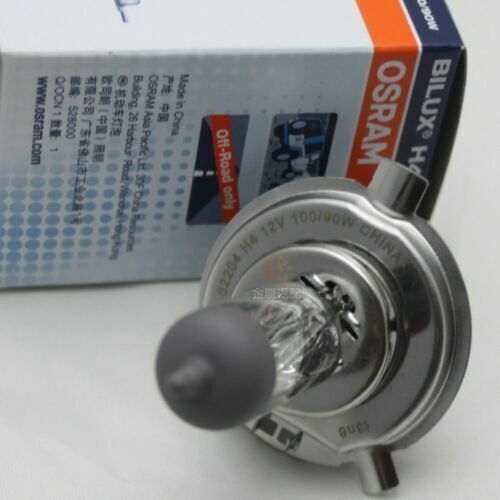 OSRAM BILUX H4 12V 100/90W 62204 P43T KS Off-Road Halogen Headlight Lamp Bulbs
