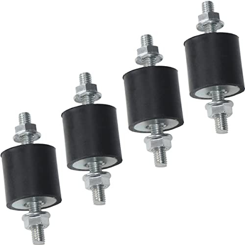 pcs 25 x 25mm Rubber Mounts Rubber Vibration Isolator Mounts Shock M6 4