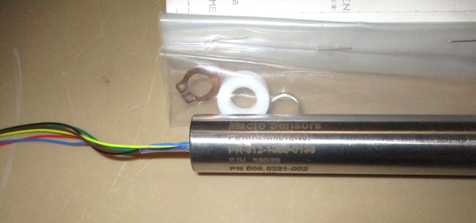 Macro Sensors PR-812-1000-0138 P/N 009.6221-002 425 A8667HI
