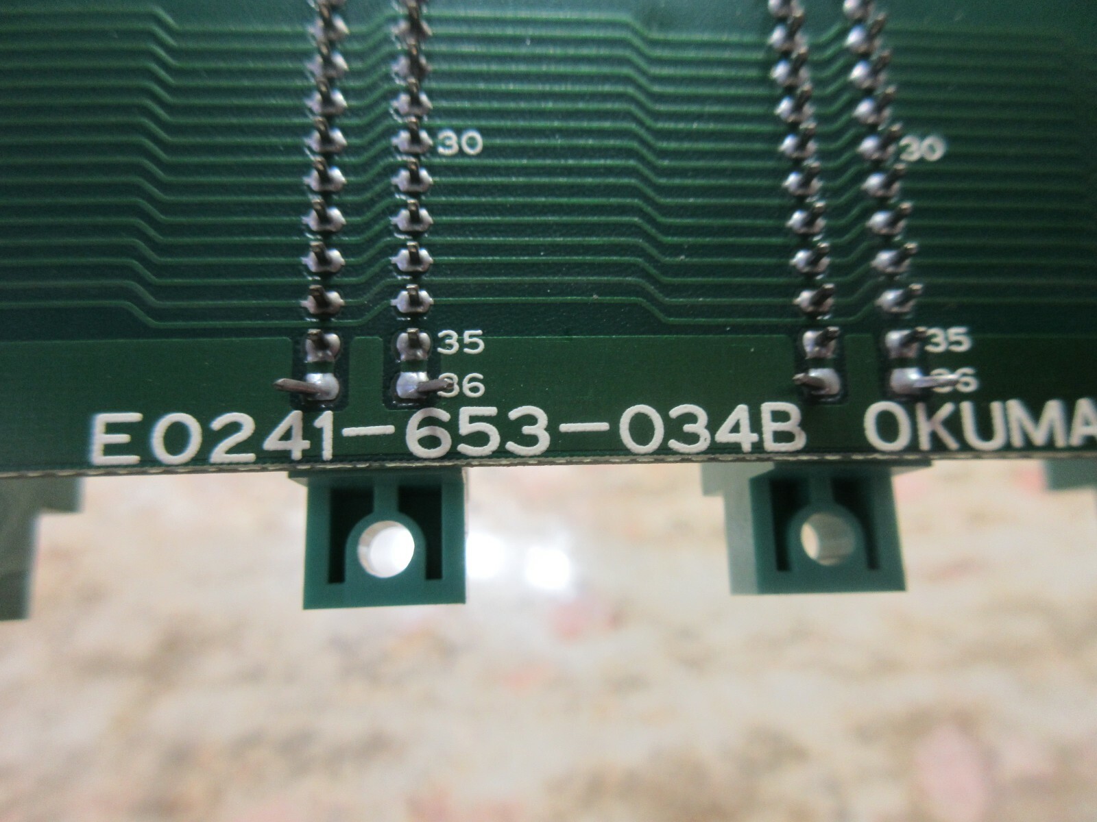 OKUMA MC-4VA OSP5000M-G CIRCUIT BOARD E0241-653-034B