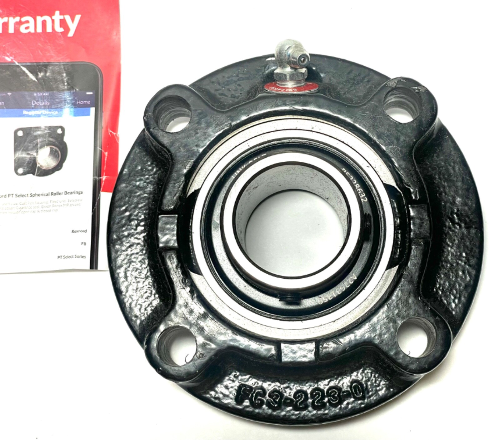 REXNORD LINK-BELT BS228632 FLANGE BLOCK , 4-BOLT FG3-223-0