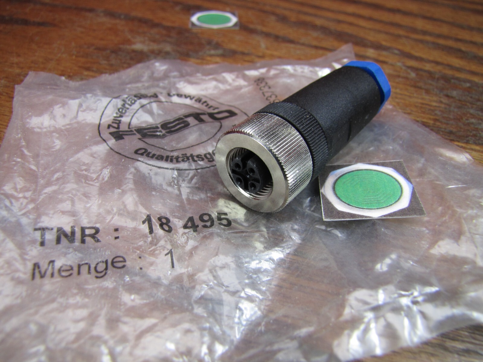Festo 4 pin Female connector plug TNR 18 495