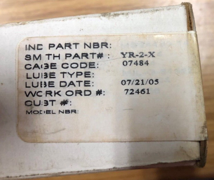 ABC SMITH YR-2-X CYLINDRICAL YOKE ROLLER CAM BEARING NIB #72461