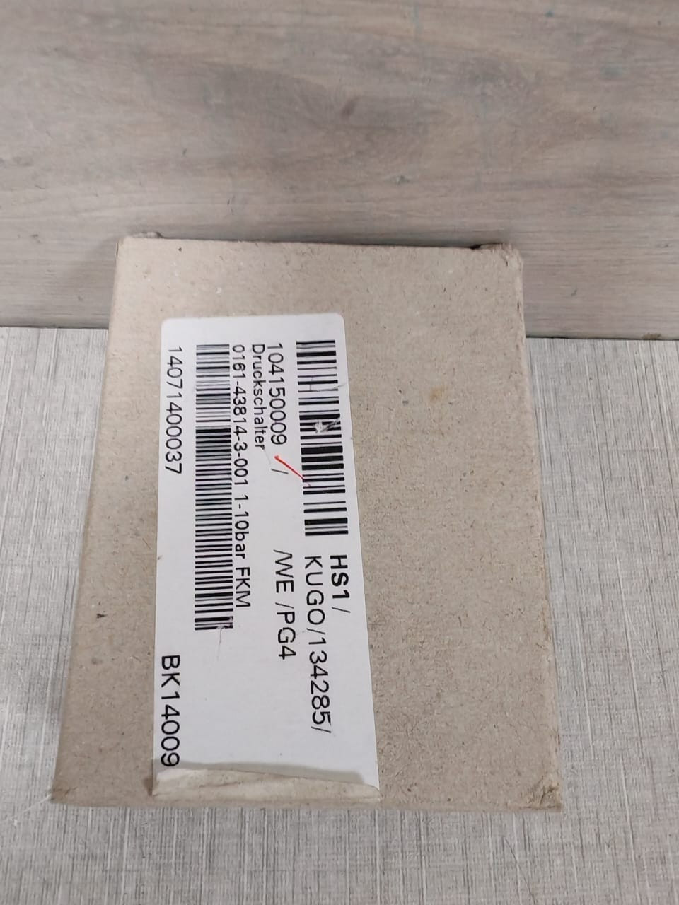 SUCO 0161-43814-3-001 PRESSURE SWITCH