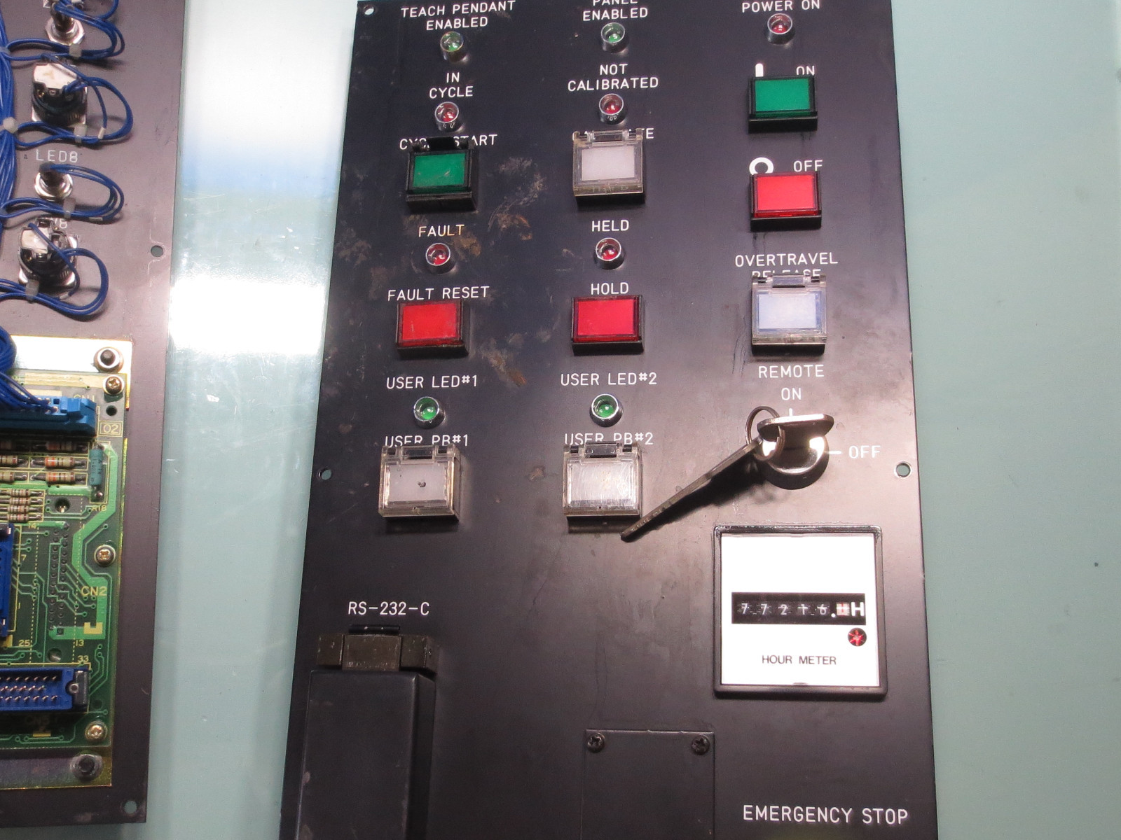 FANUC ROBOTICS OPERATOR’S PANEL A05B-2051-C121 A20B-1003-0041/01A EACH 1