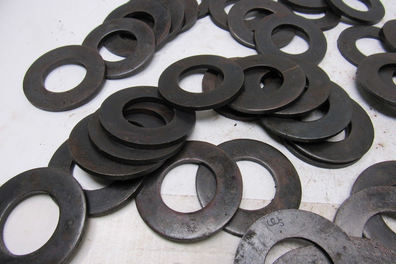 1-1/8″ Black Oxide Structural Flat Washer Steel 0.144 Thick 2.250″ OD Lot of 50