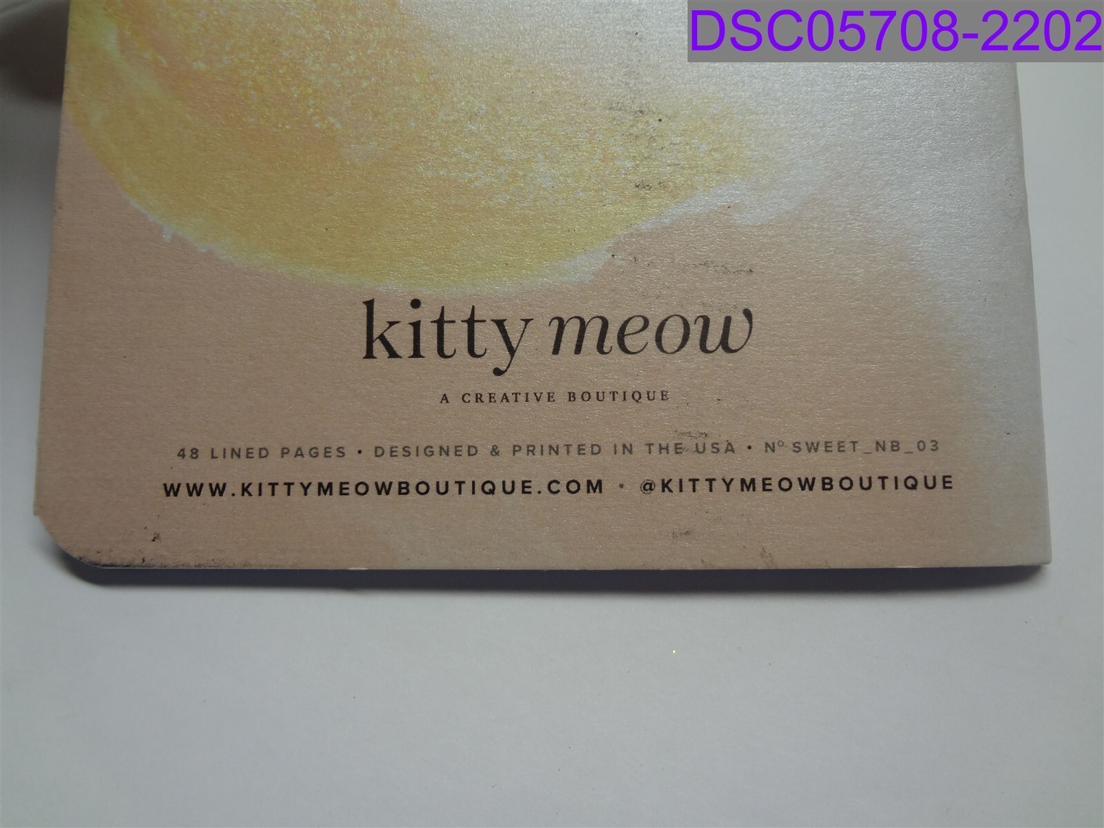 Kitty Meow Secret Sauce & Action Plan Inspirational Notebook Dirty from Handling
