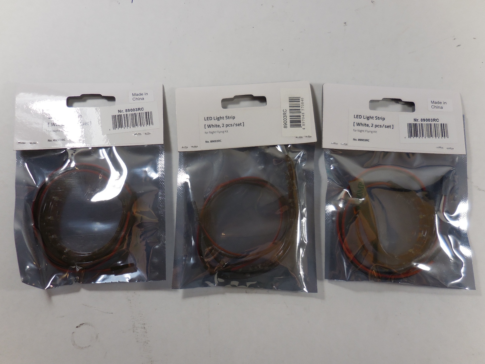 RC Logger LED Light Strip (White 2pcs/set) 89003RC (3 Sets)