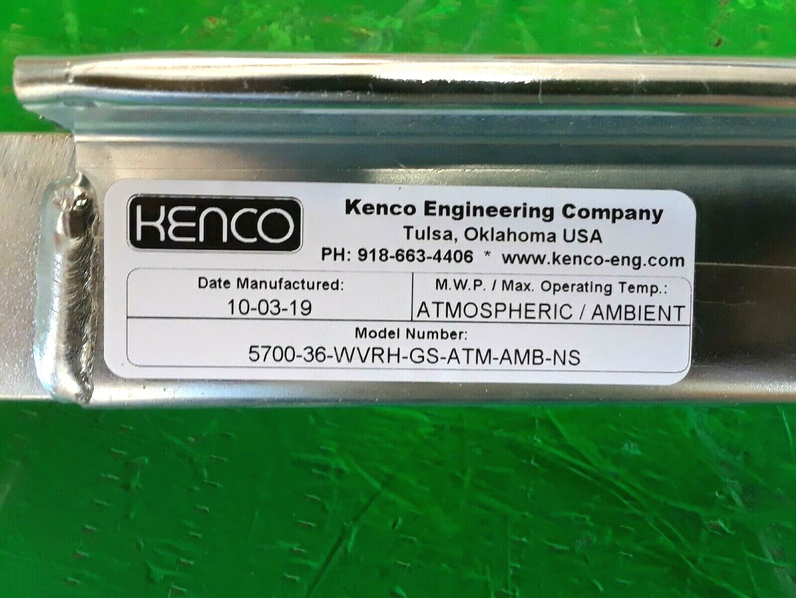 🟠KENCO 5700 SERIES BULK TANK LEVEL GAUGE PESSCO IS OFFERING 1 C071921-13 🗽