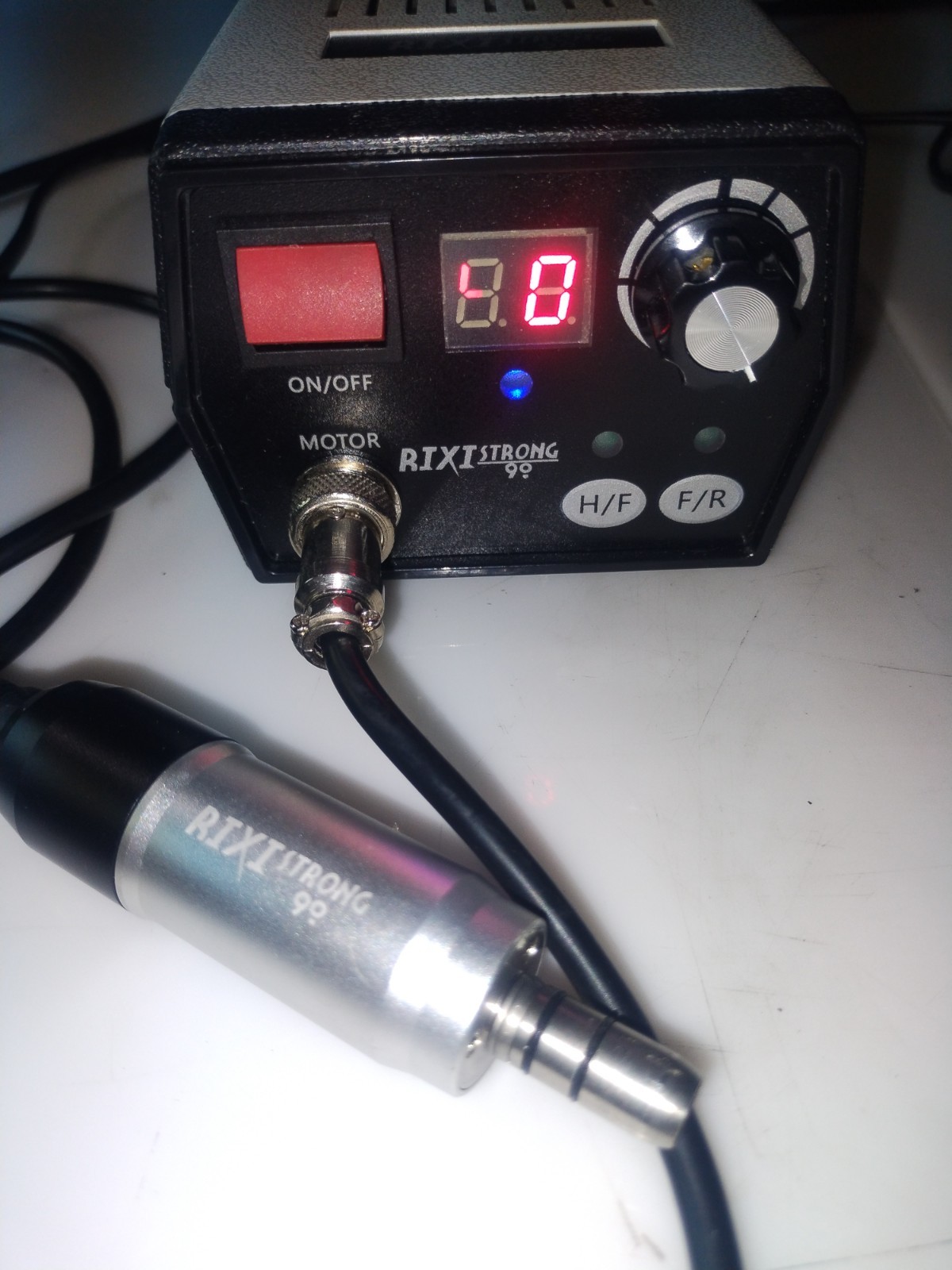 RIXI Strong 90 Micromotor System w/ Control Box, Handpiece.