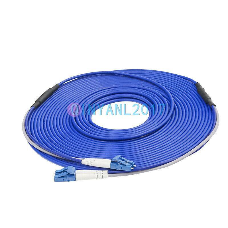 LC-LC UPC SM 9/125 Duplex Fiber Cable Armored Cable Fiber Optic Patch Cord 80M