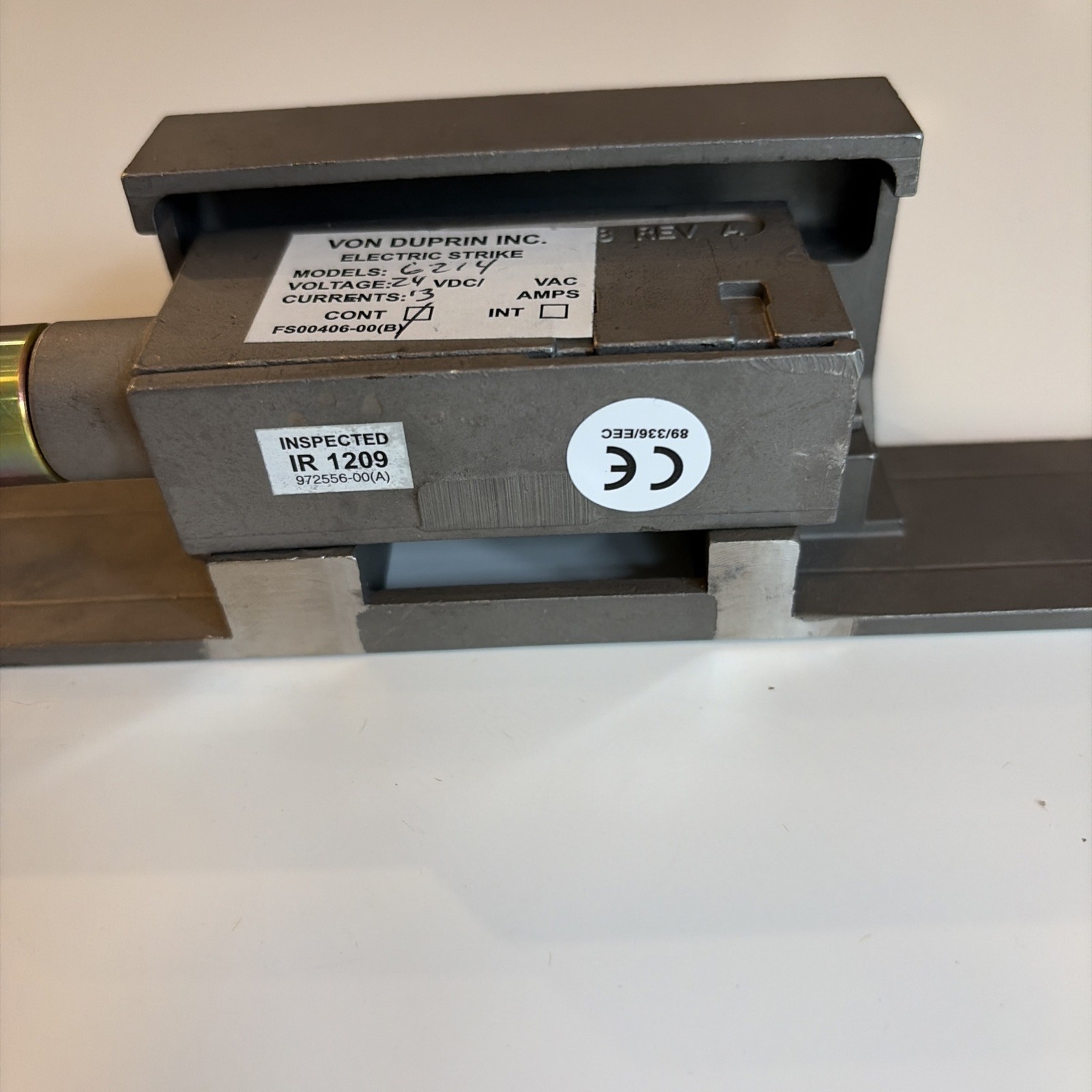 VON DUPRIN 6214 24V US32D FSE 029704-32 Electric Strike 24VDC