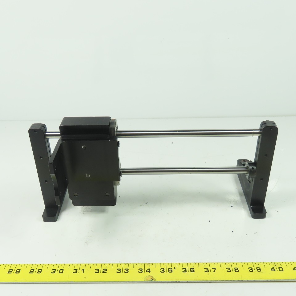 Double Rod Linear Rail Guide 10-1/2″Rod Length Travel 12″ OAL