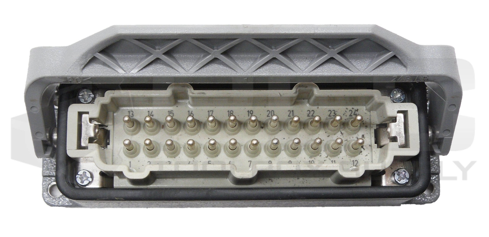 HARTING 09300240307 CONNECTOR HOUSING TYPE 4X/12 W/ HAN 24E-M-S CONNECTOR 16A