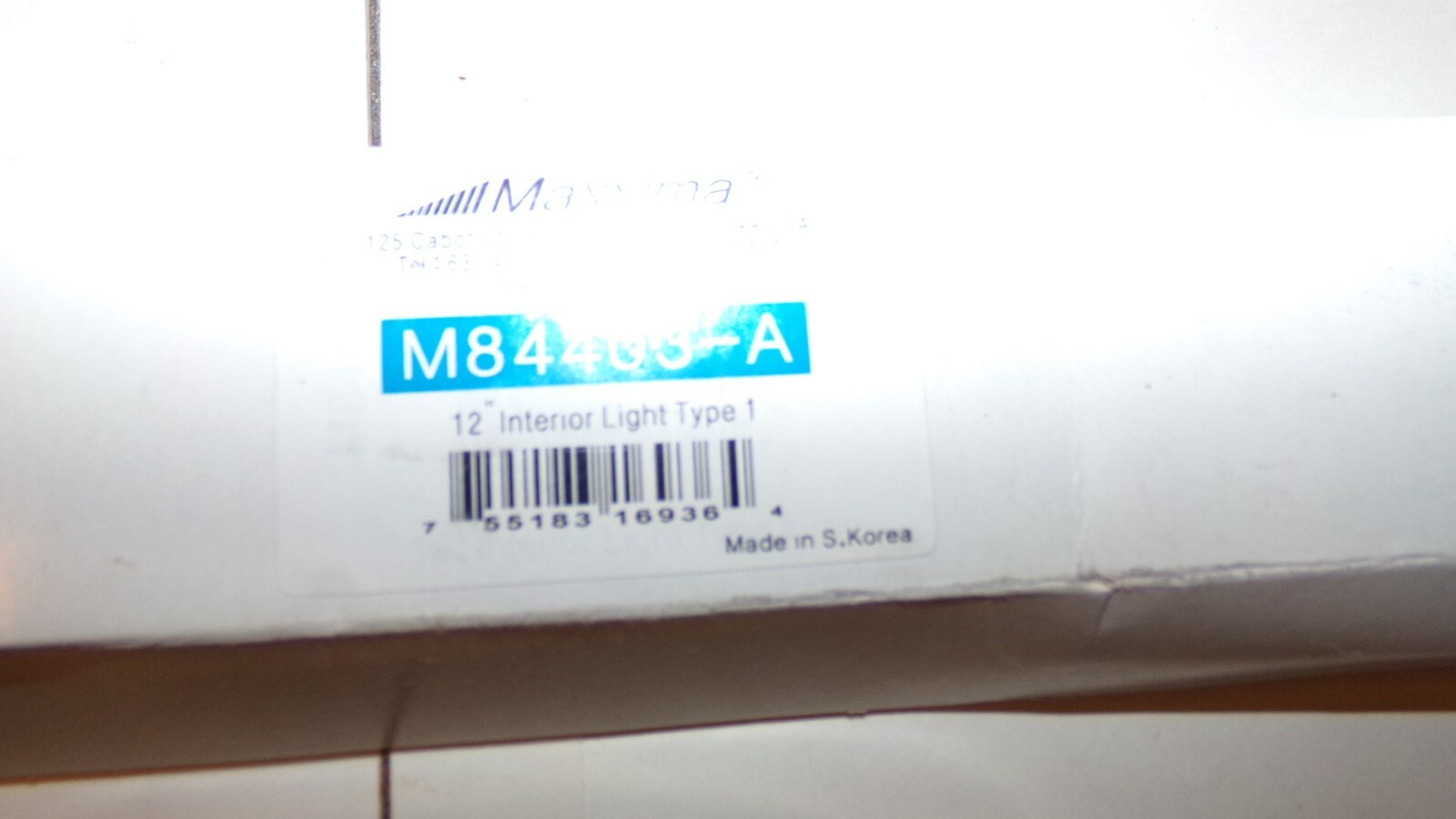 Maxxima M84403-A 12″ Interior Light Type 1