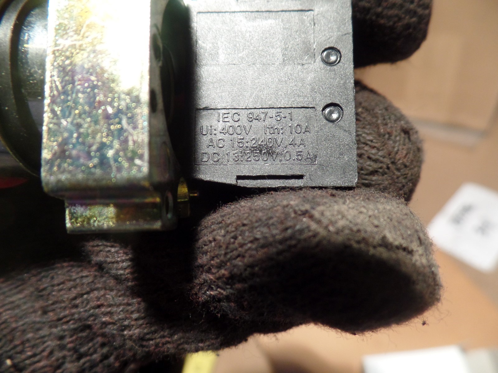 IPS E-STOP BUTTON SWITCH, IP-04765, 10(6)A, 400V, IP-06360, IEC/EN60947-5-1