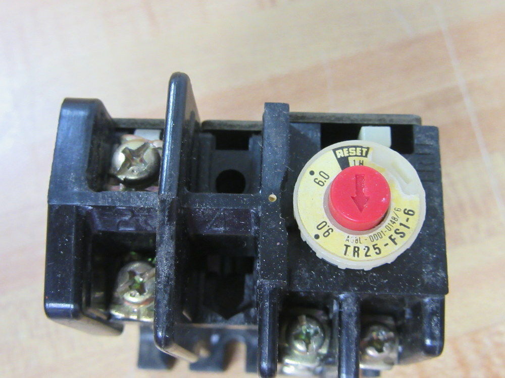 Hitachi TR25-FS1-6 Thermal Overload Relay TR25FS16 (Pack of 3)