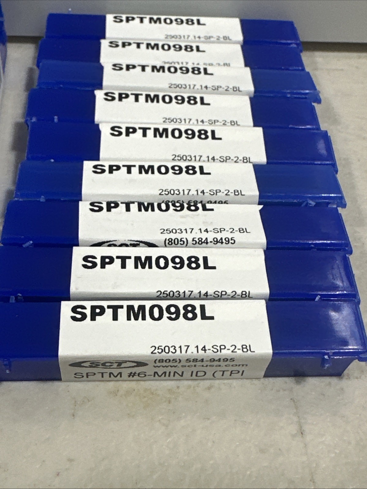 10- SCIENTIFIC CUTTING TOOLS SPTM098L Thread Mill,#6-32-64,Carbide 4PEH9