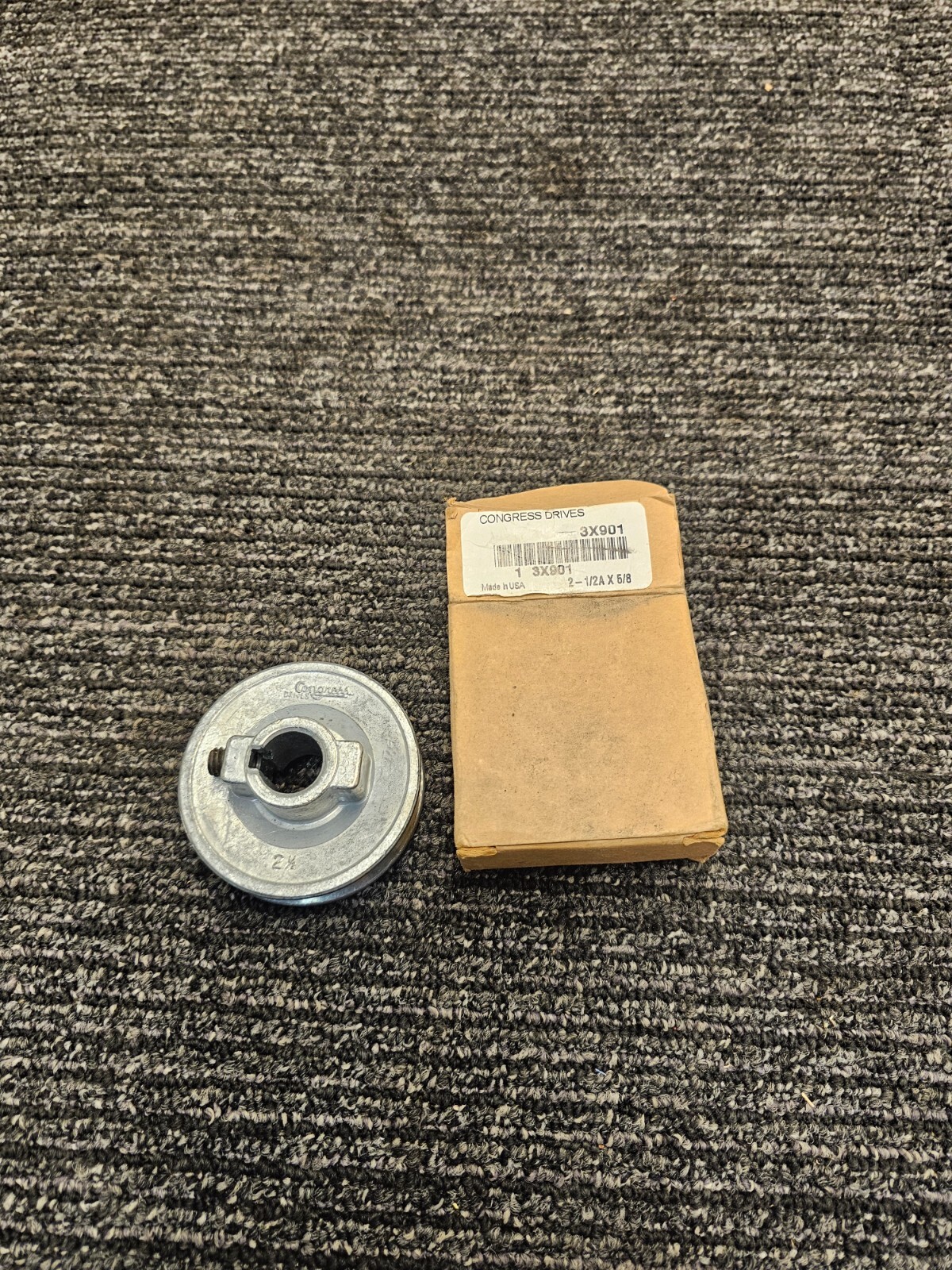 Congress Drives 3X901 2-1/2A X 5/8 INCH Bore Pulley