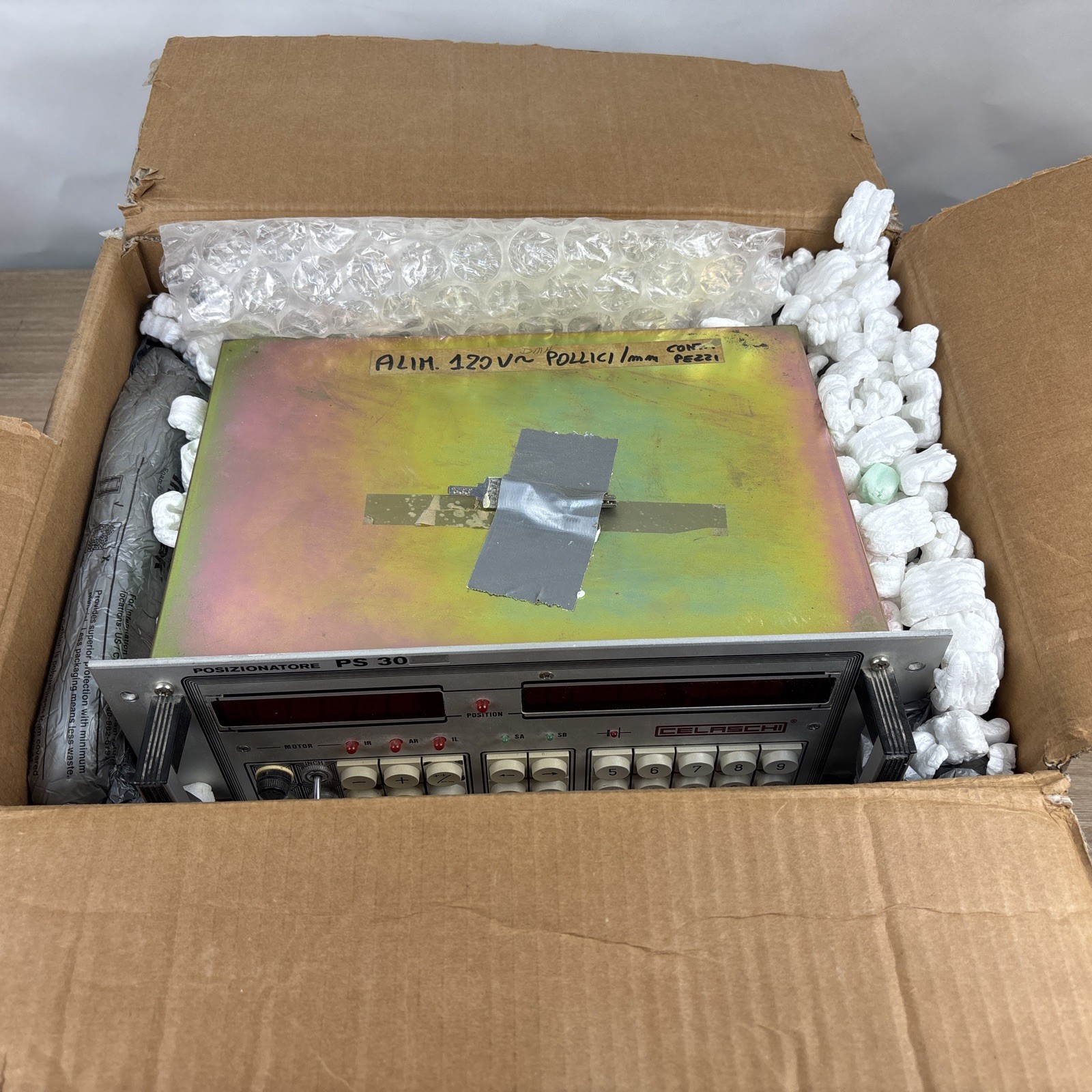 Celaschi Posizionatore PS 30 Machine Control From TSA 240.N Double End Tenoning