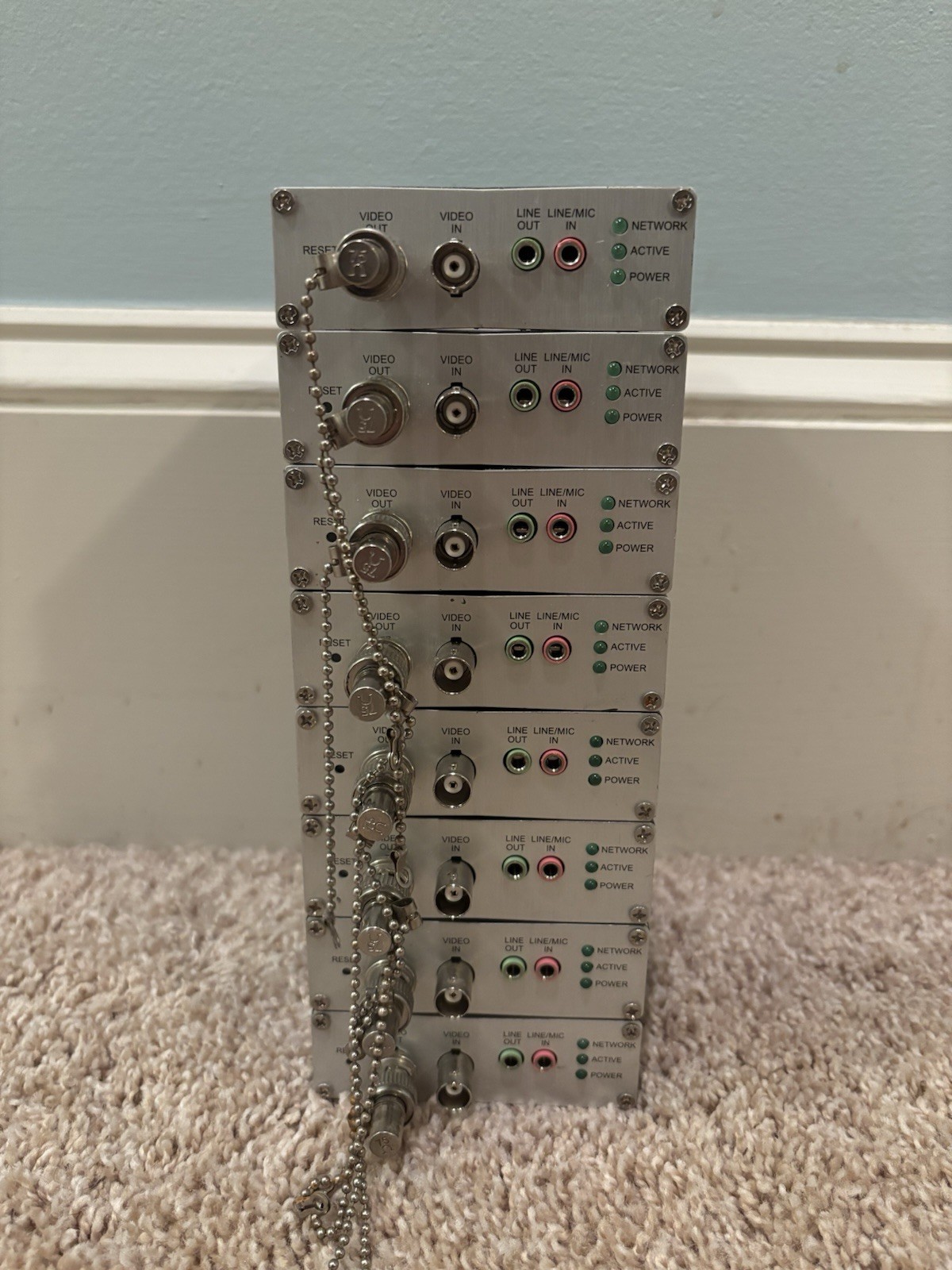Used Sensormatic Video Encoder for ADT Pulse System Model: NV412A-ADT *Lot Of 8*