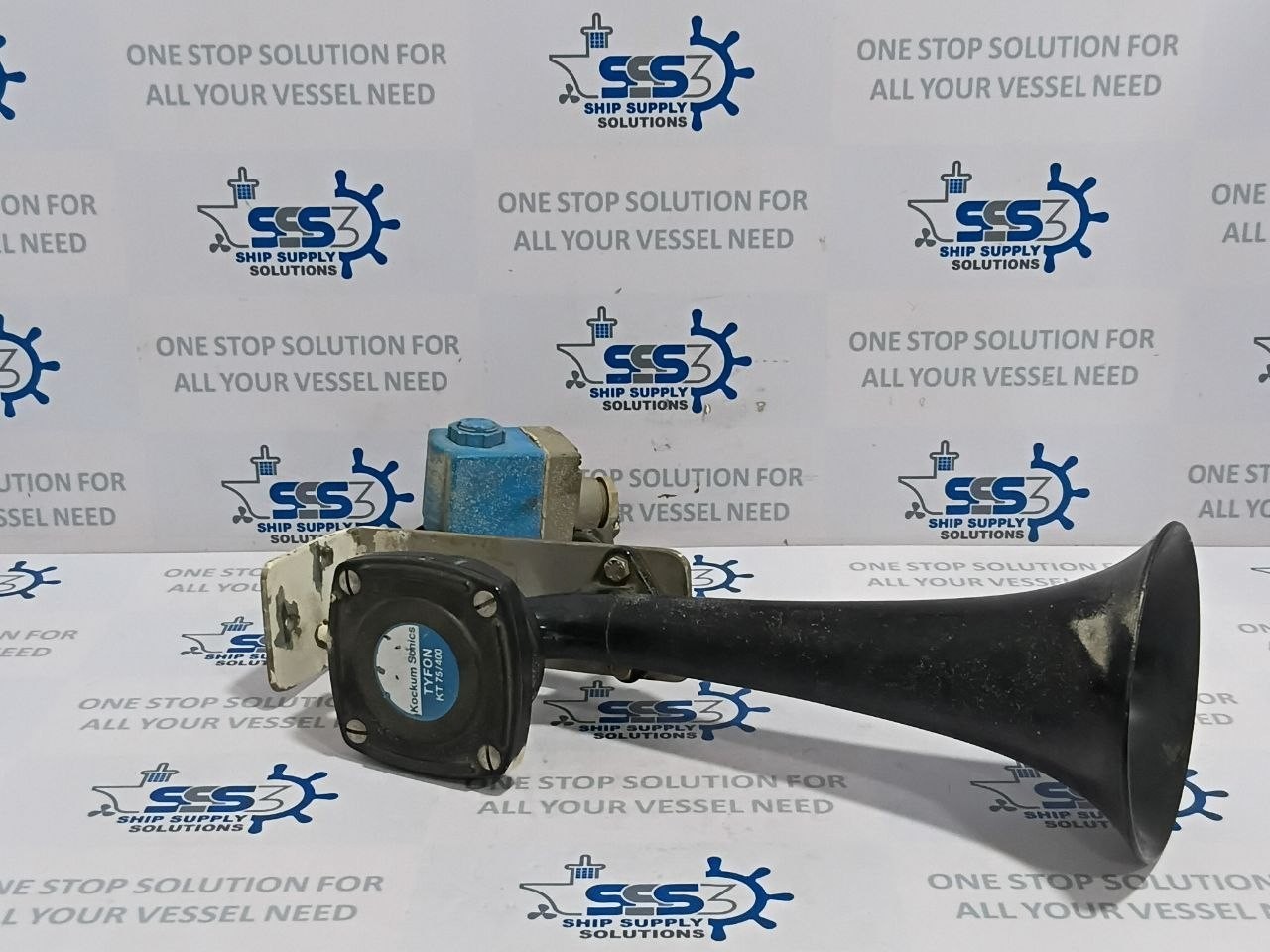 Kockum Sonics TYFON KT75/400 Air Horn With Solenoid Coil