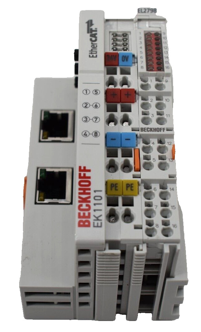 Beckhoff EL2798 / EK1101 EtherCAT Coupler w PLC Module