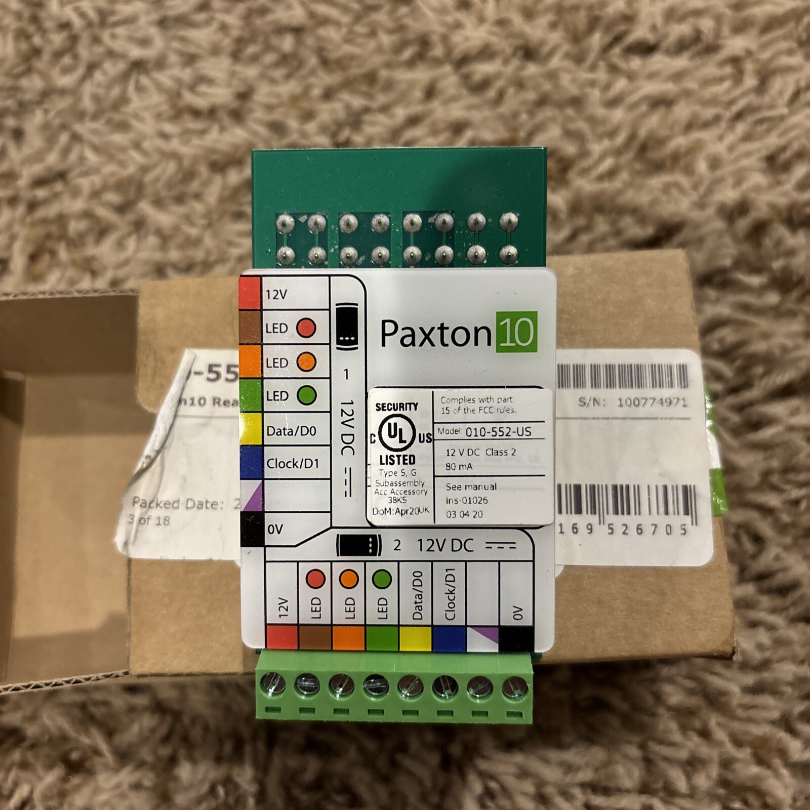 Paxton 010-552-US Paxton10 Reader Converter