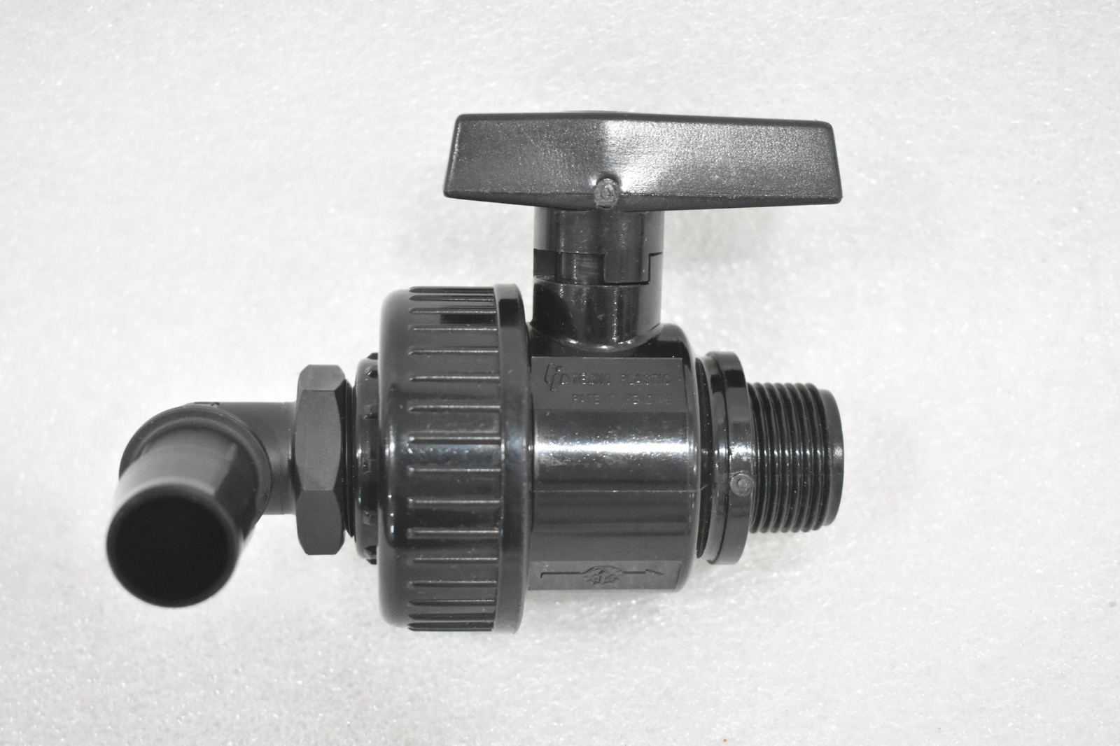 TECNO PLASTIC D25-3/4″ PN 16 DN20 PVC SHUT OFF VALVE ( LOT OF 2 )