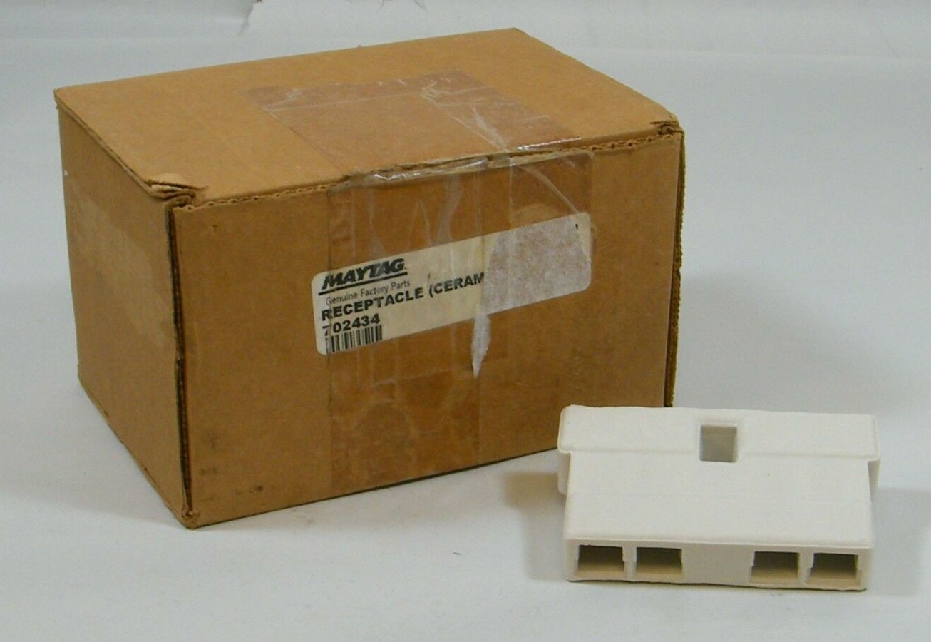 WHIRLPOOL 702434 MAYTAG CERAMIC RECEPTACLE OEM NEW