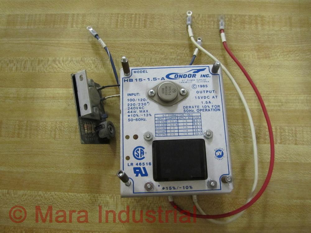 Condor HB15-1.5-A Power Supply