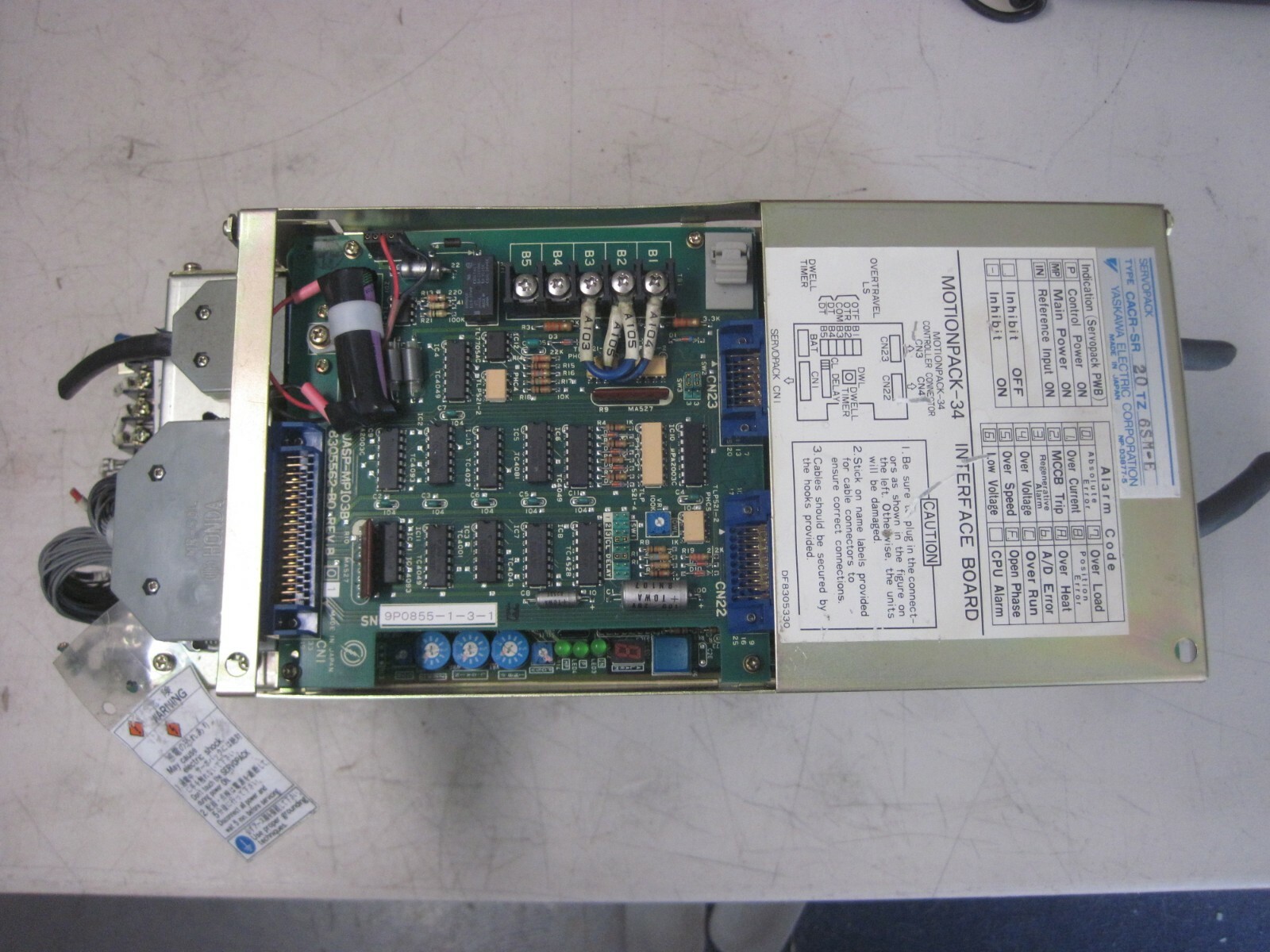 100% WARRANTY Yaskawa CACR-SR20TZ6SM-E Servo Drive CACR-SR20TZ0SM-E