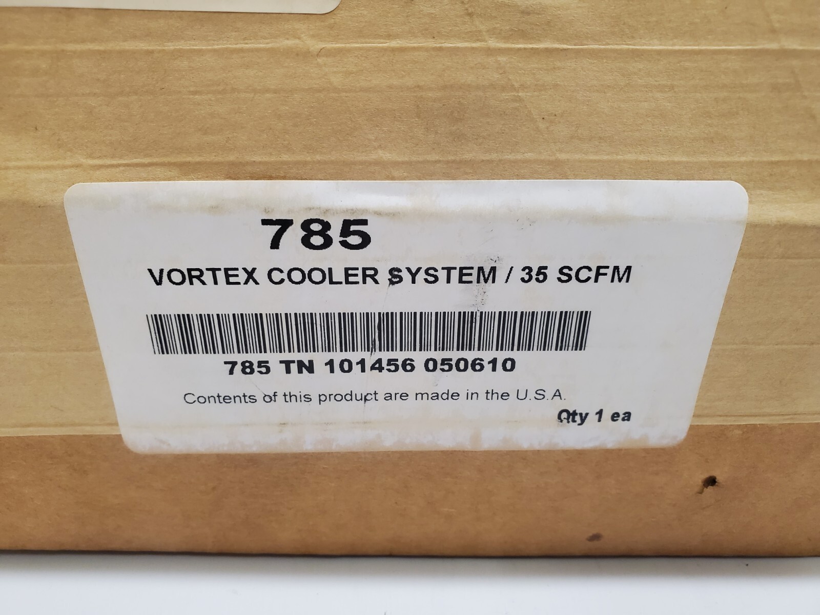 NEW IN BOX! VORTEX COOLER SYSTEM / 35 SCFM 785