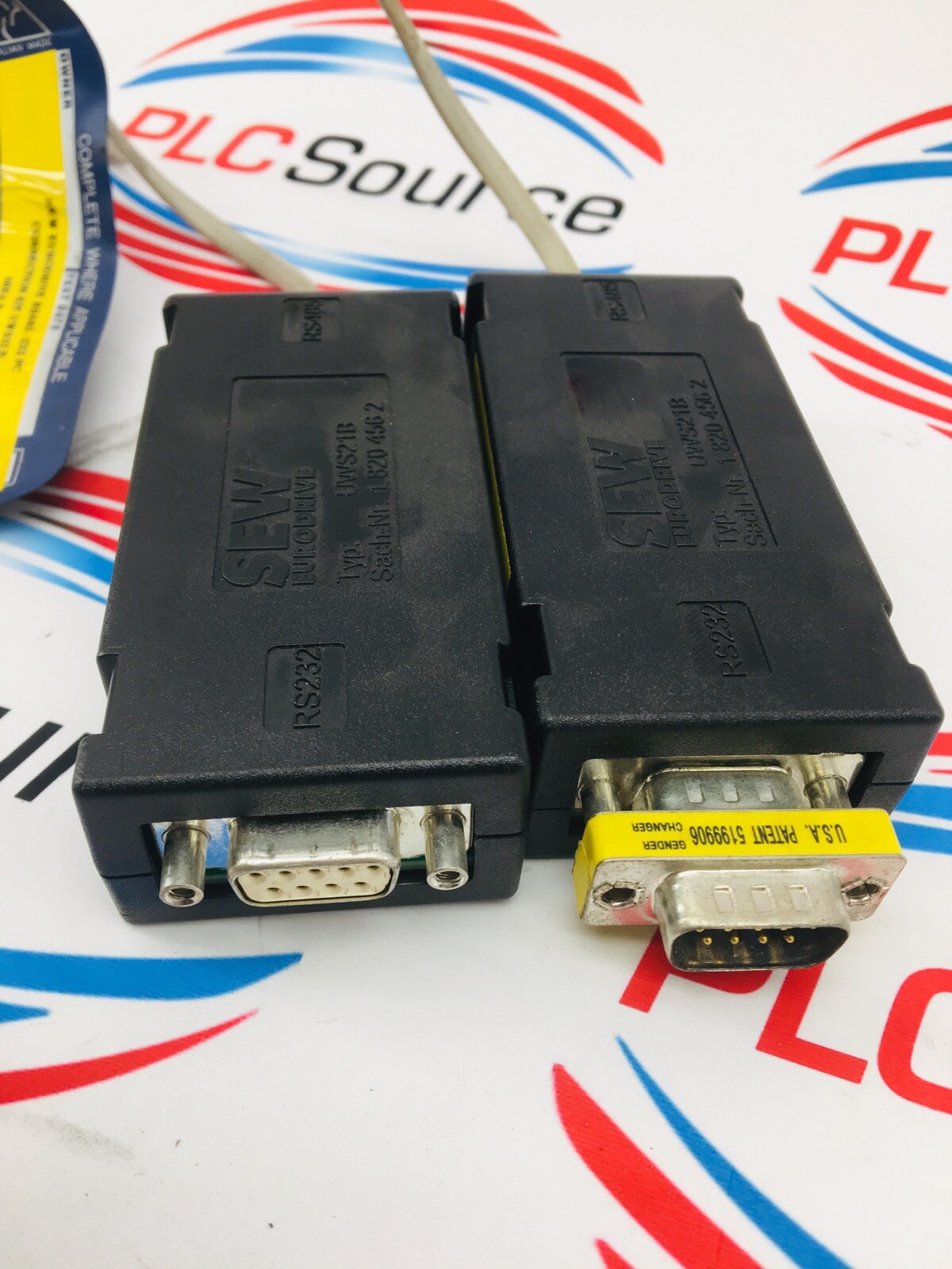 SEW EURODRIVE INTERFACE ADAPTER RS232/RS485 UWS21B W/(1)GENDER CHANGER LOT OF 2