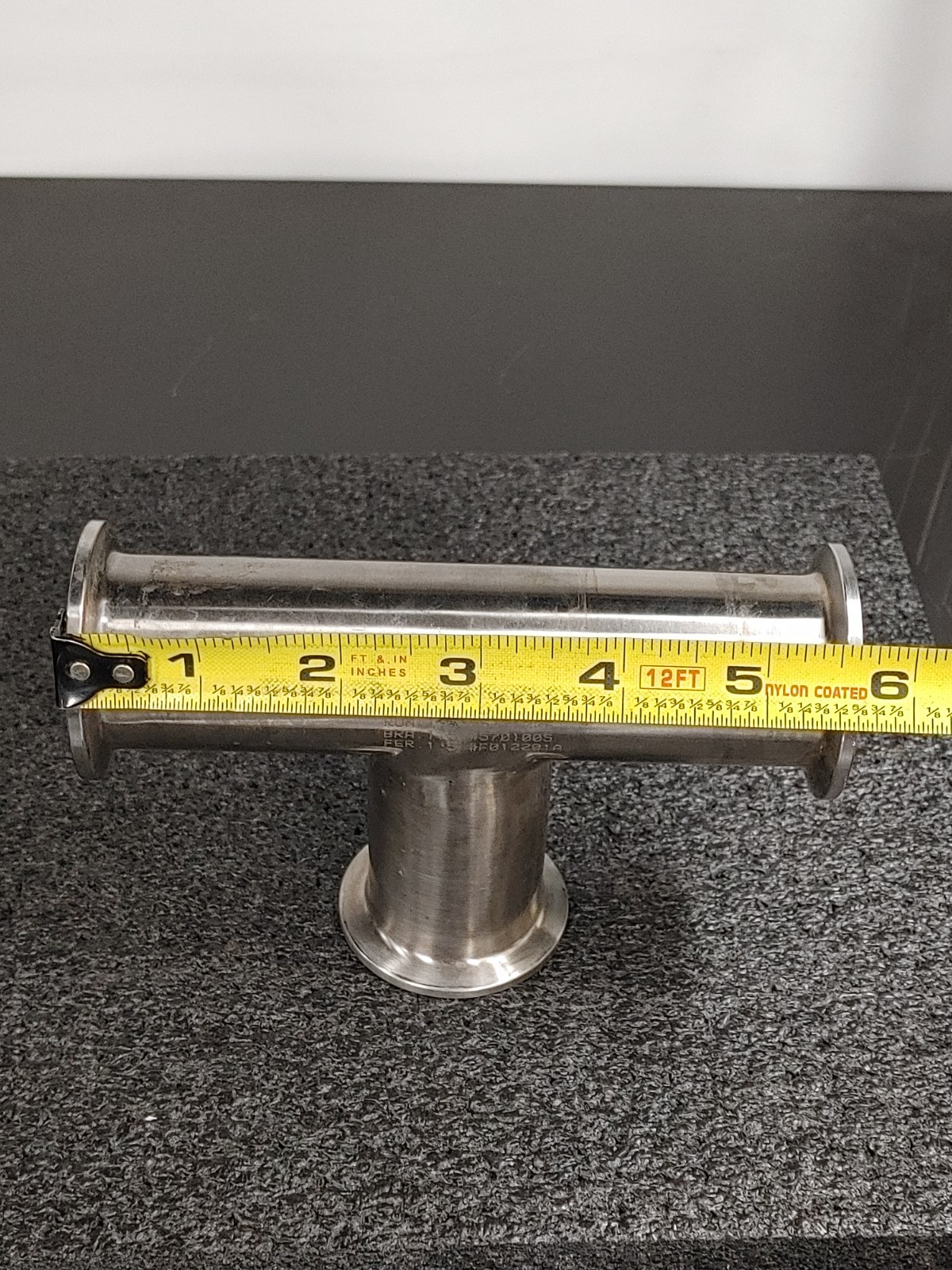 MAXPURE ASME PBE 316L Flanged Tee Fitting