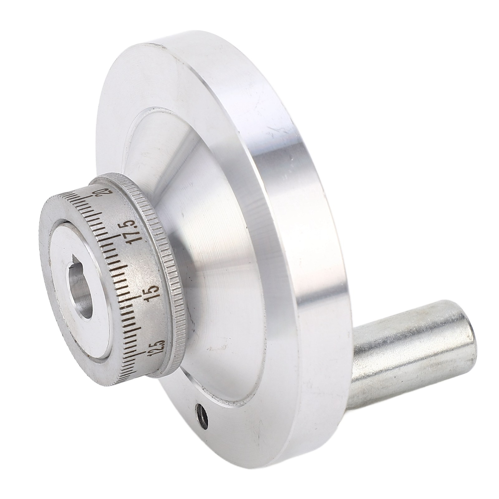 Lathe Handwheel 80mm Aluminum Alloy Hand Wheel With Crank Handle For 7×12 7×14