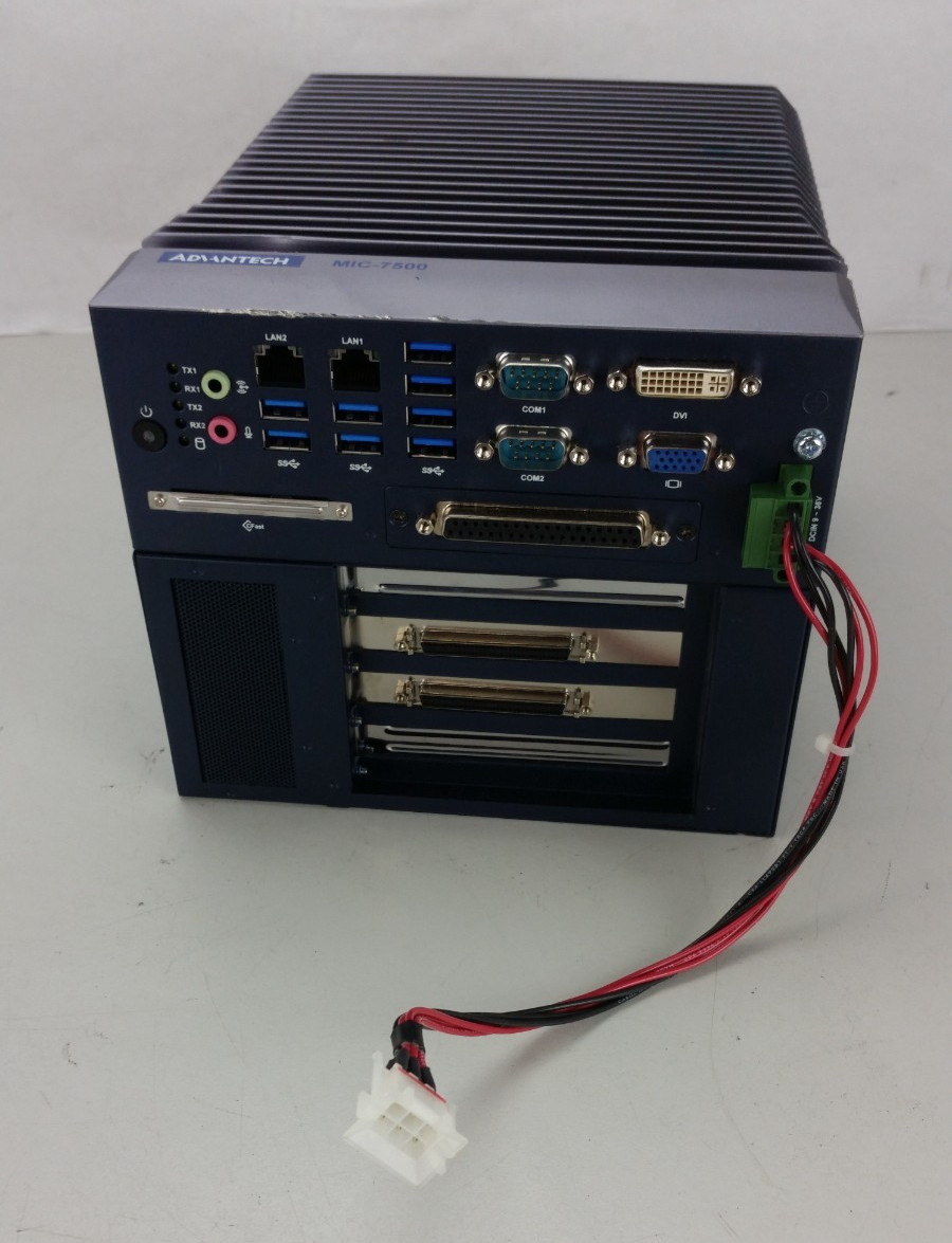 Advantech MIC-7500B-U8A1E PC Fanless Jet SRS +MIC-75M13-00A1E