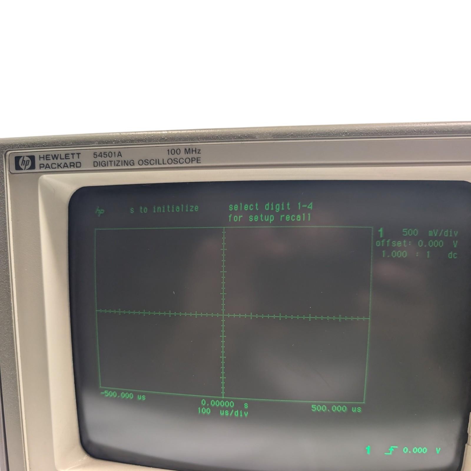 Hewlett Packard 54501A HP Digitizing Oscilloscope 100MHz See Photos