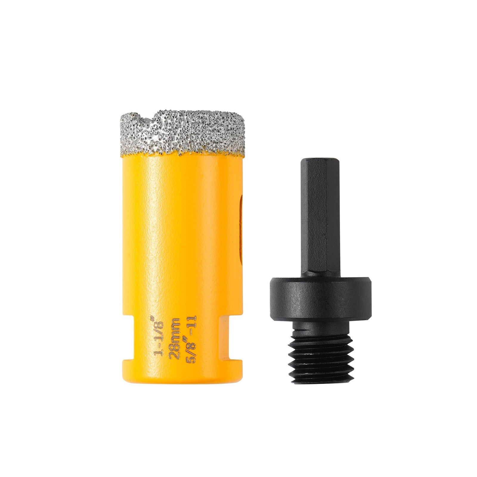 14Pcs Diamond Tile Hole Saw Kit,6/6/8/20/25/35/50/75/100MM Core Drill Bits Se…
