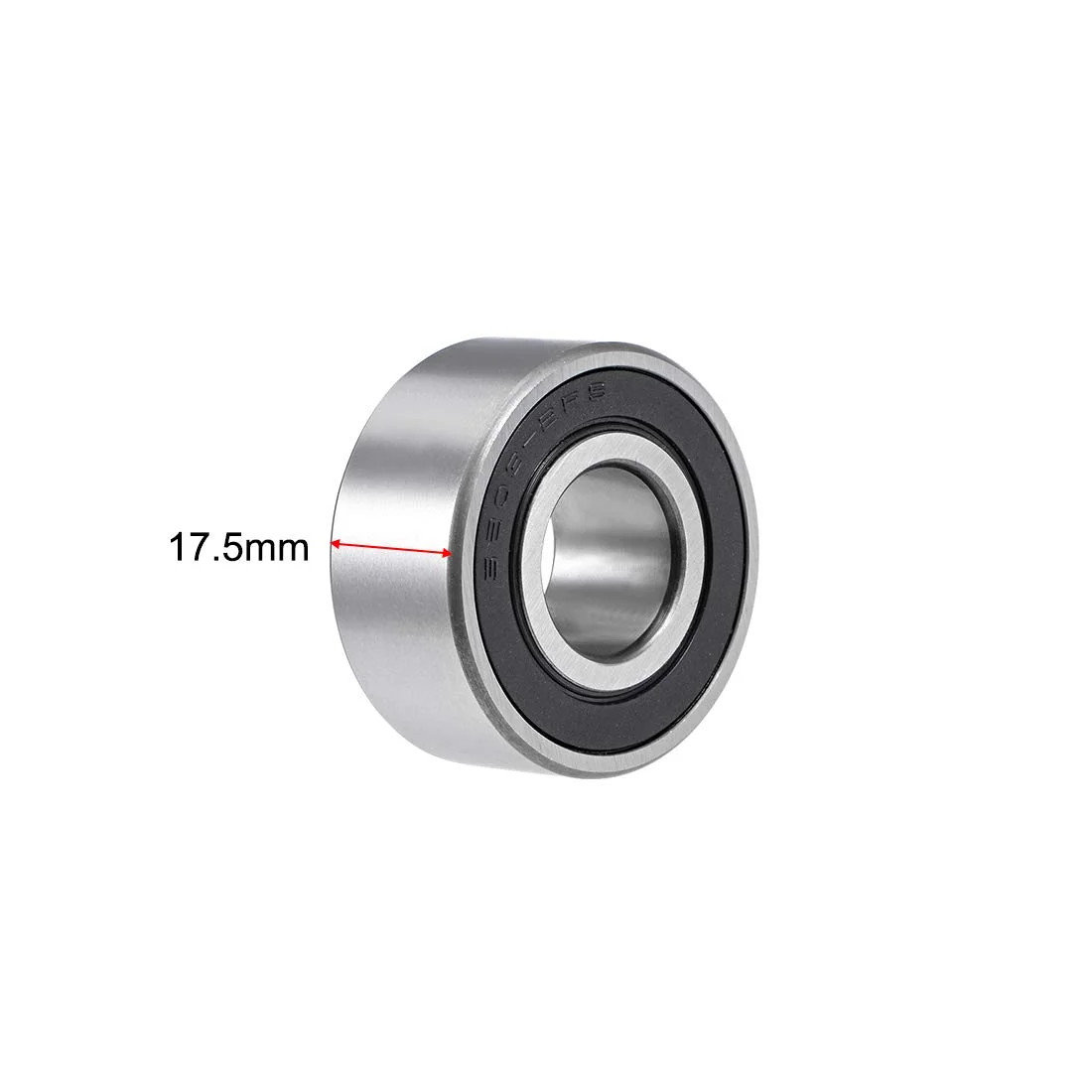 uxcell 3203-2RS Angular Contact Ball Bearing 17x40x17.5mm Sealed Bearings 5203-2