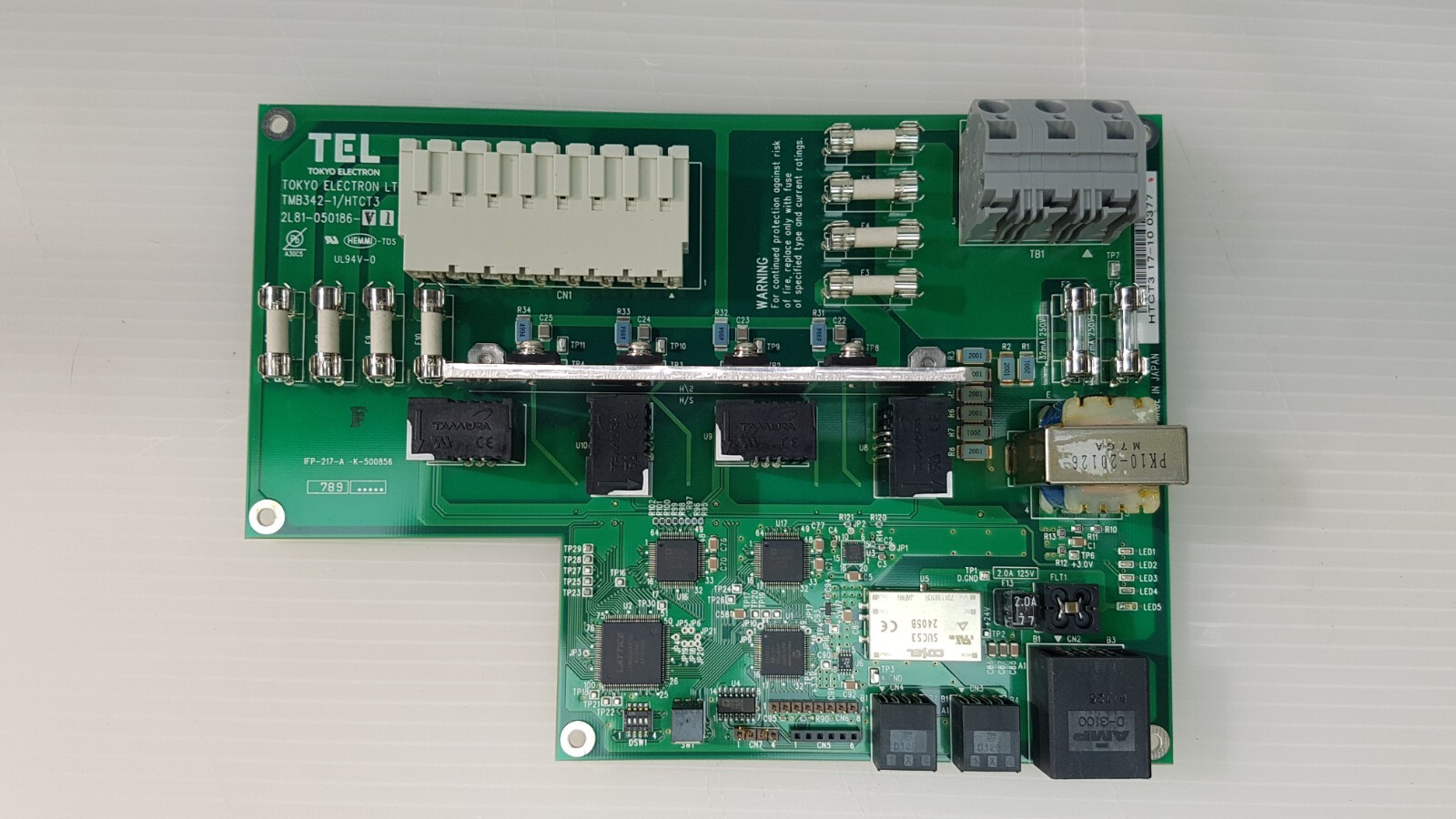 TEL TOKYO ELECTRON TMB342-1/HTCT3 BOARD 2L81-050186-V1