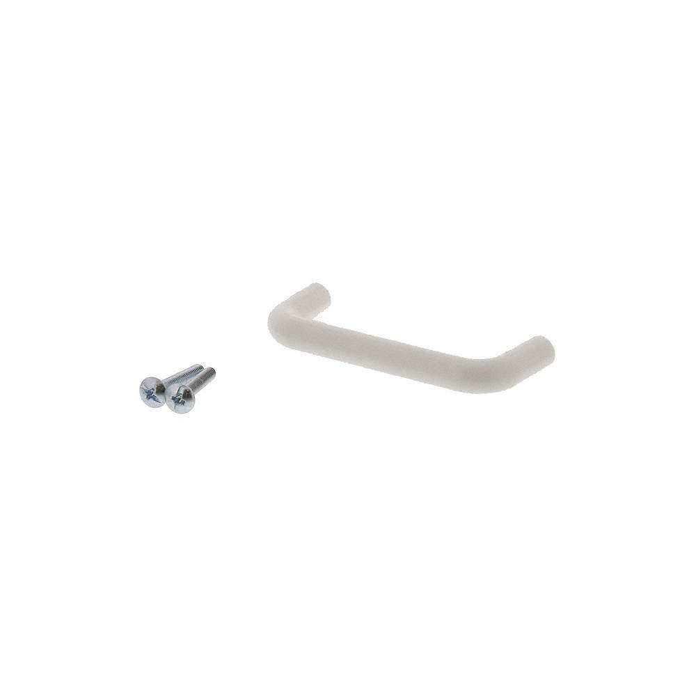 GRAINGER APPROVED 45-403 Pull Handle, White, Plastic, 3/4 in Dia 451J53