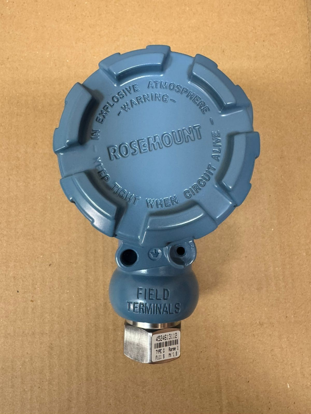 Rosemount / Pressure Transmitter / 2088G1S22A1B4E5 / WP 30 PSI / CAL 0-30 PSI