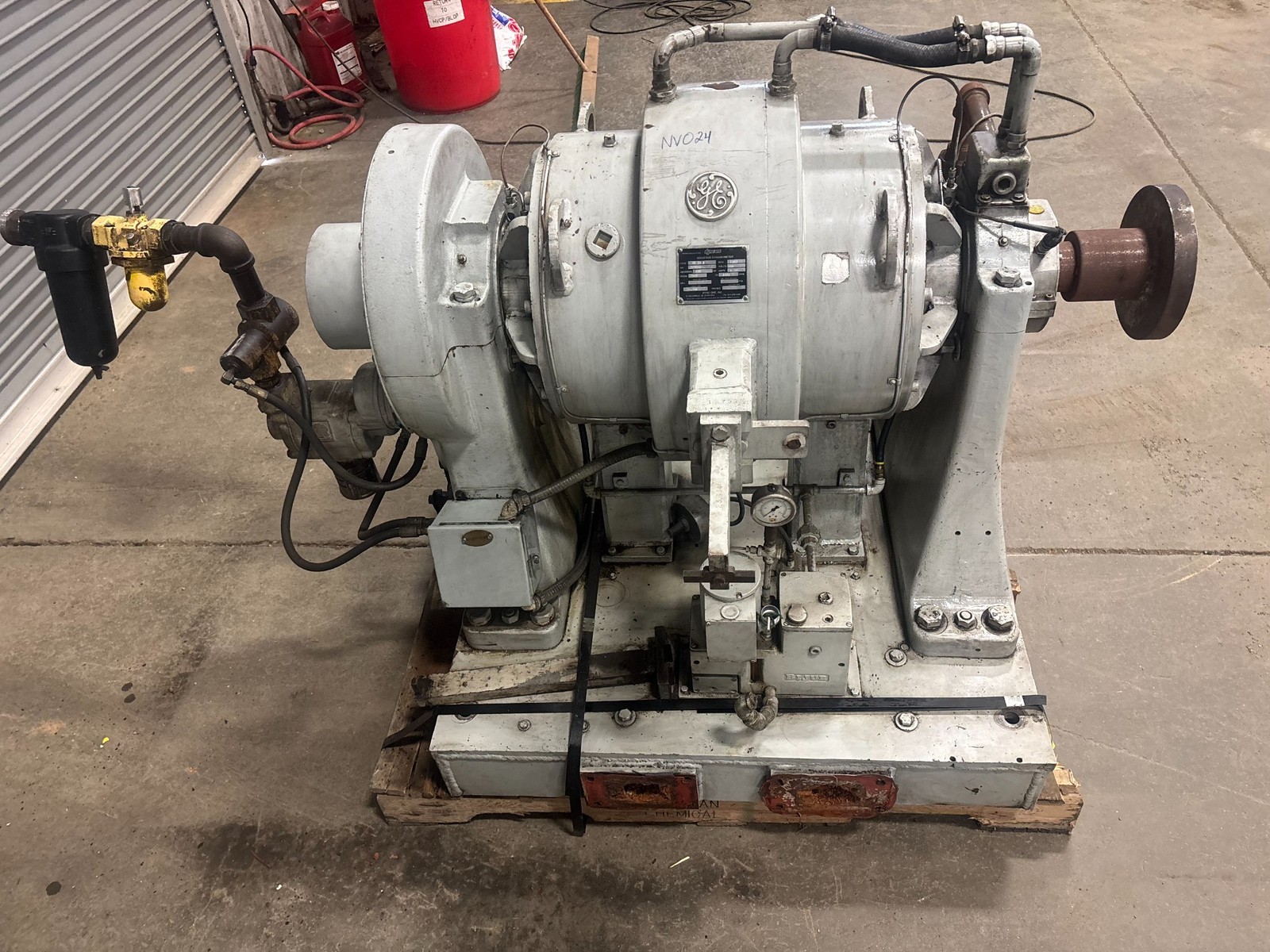 GE 1G749 500 HP DYNAMOMETER 2500 to 8000 RPM