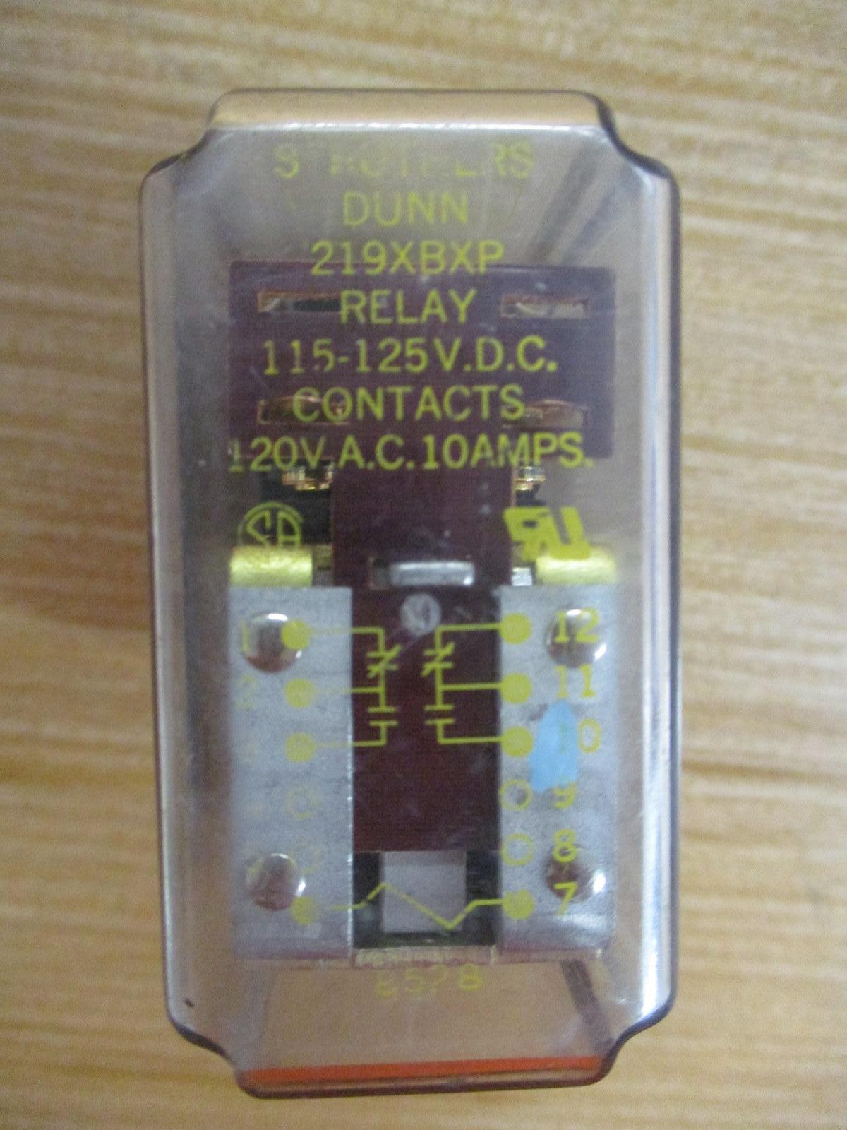 Struthers Dunn 219XBXP-115/125VDC Relay 219XBXP