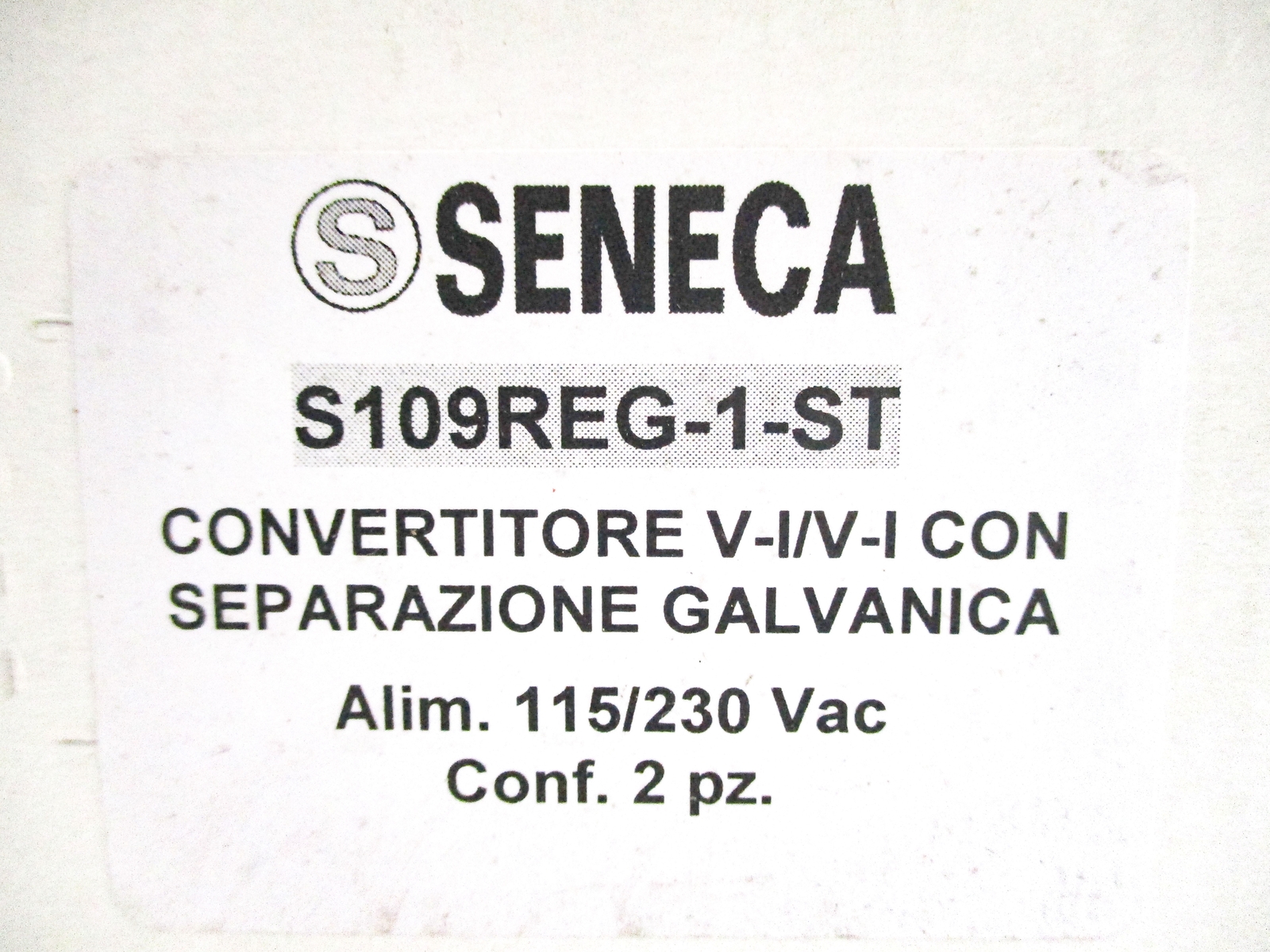 SENECA S109REG-1-ST NSMP