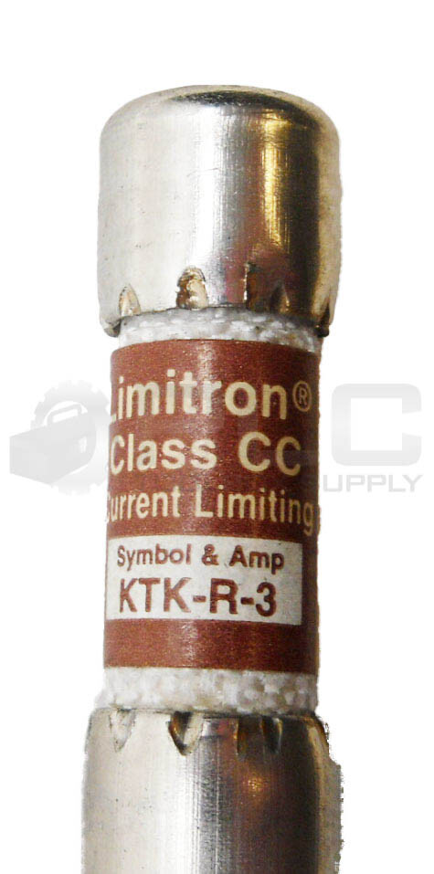 LOT OF 6 NEW BUSSMANN KTK-R-3 LIMITRON FUSE 3A 600VAC