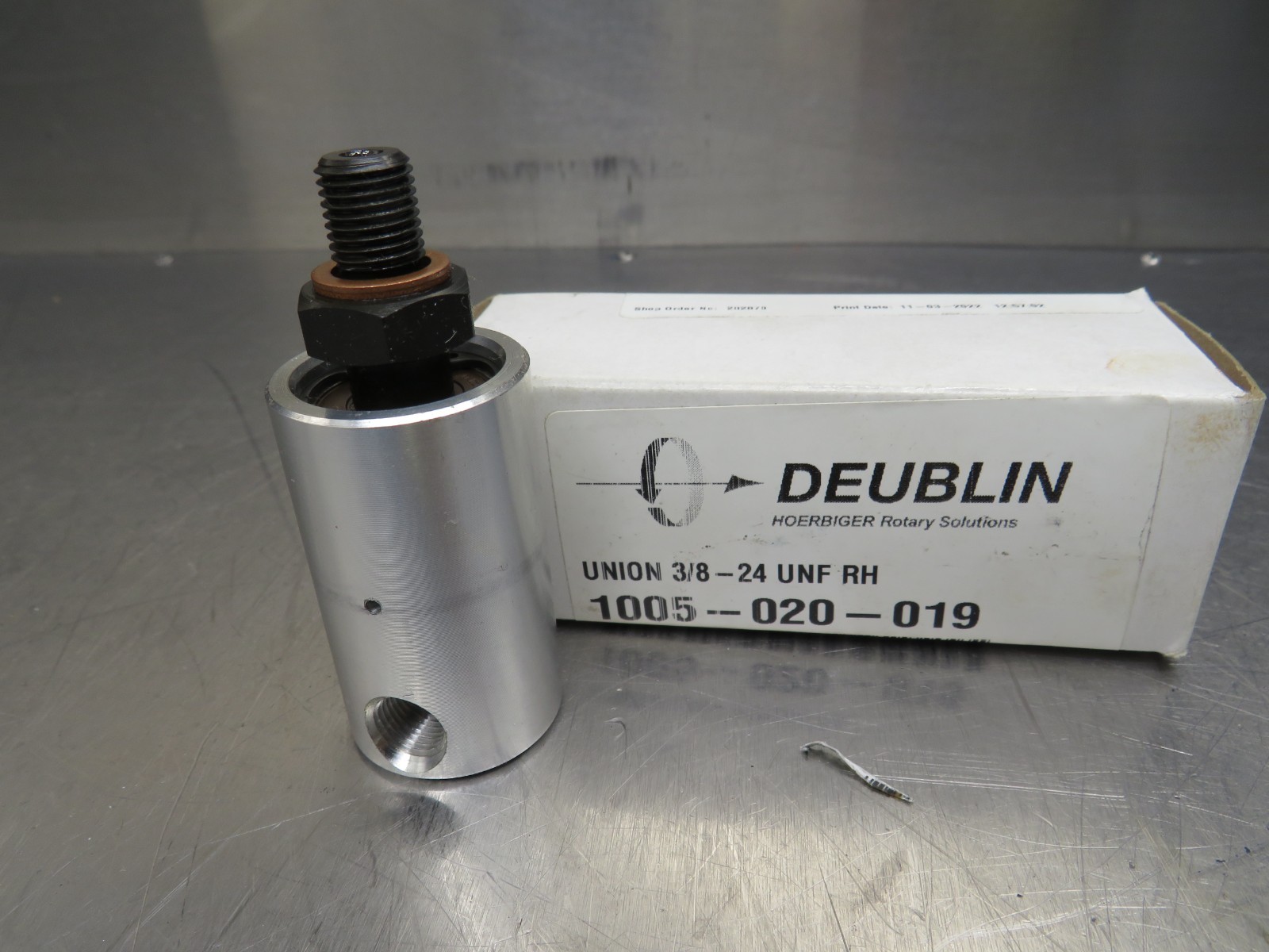 Deublin 1005-020-019 Union 3/8-24 UNF RH