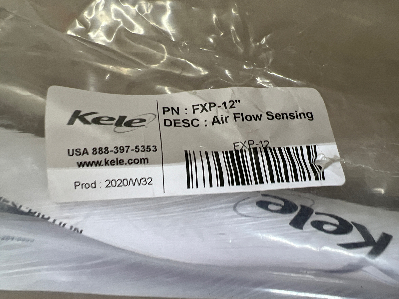 Kele Differential Pressure Air Velocity Sensor FXP-12